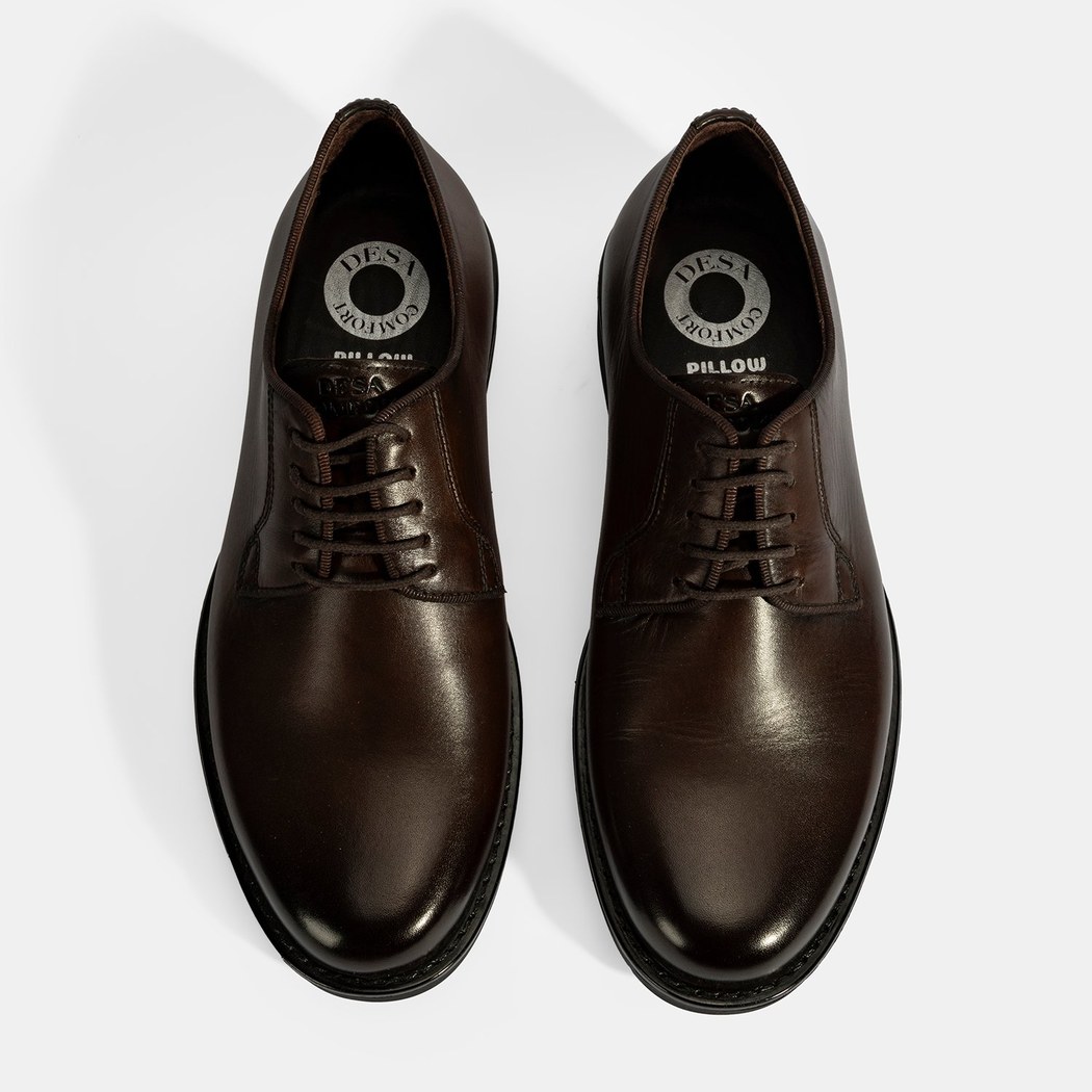 Erkek Kahve Klasik Deri Ayakkabı