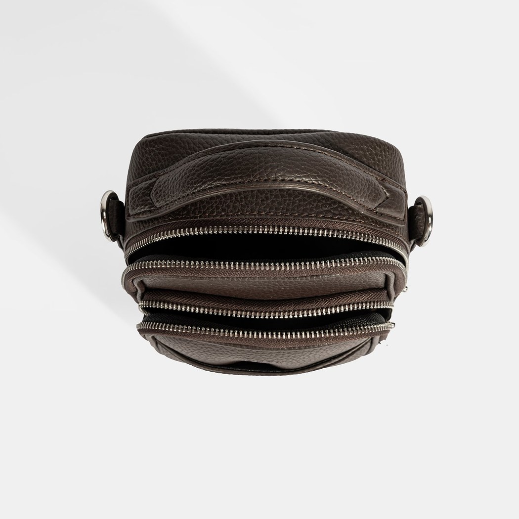 Erkek Kahve Postacı Çantası