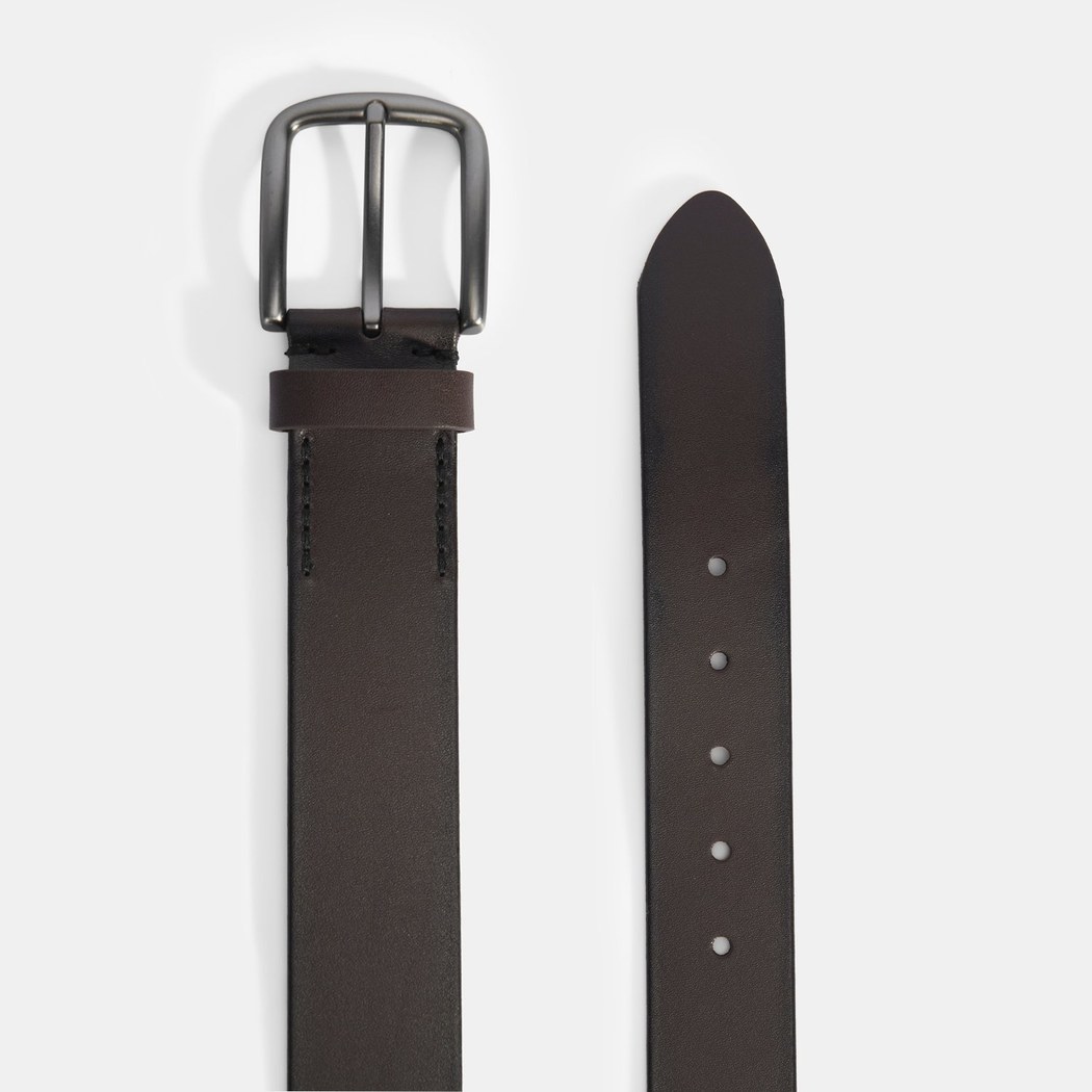 Erkek Kahve Spor Deri Kemer