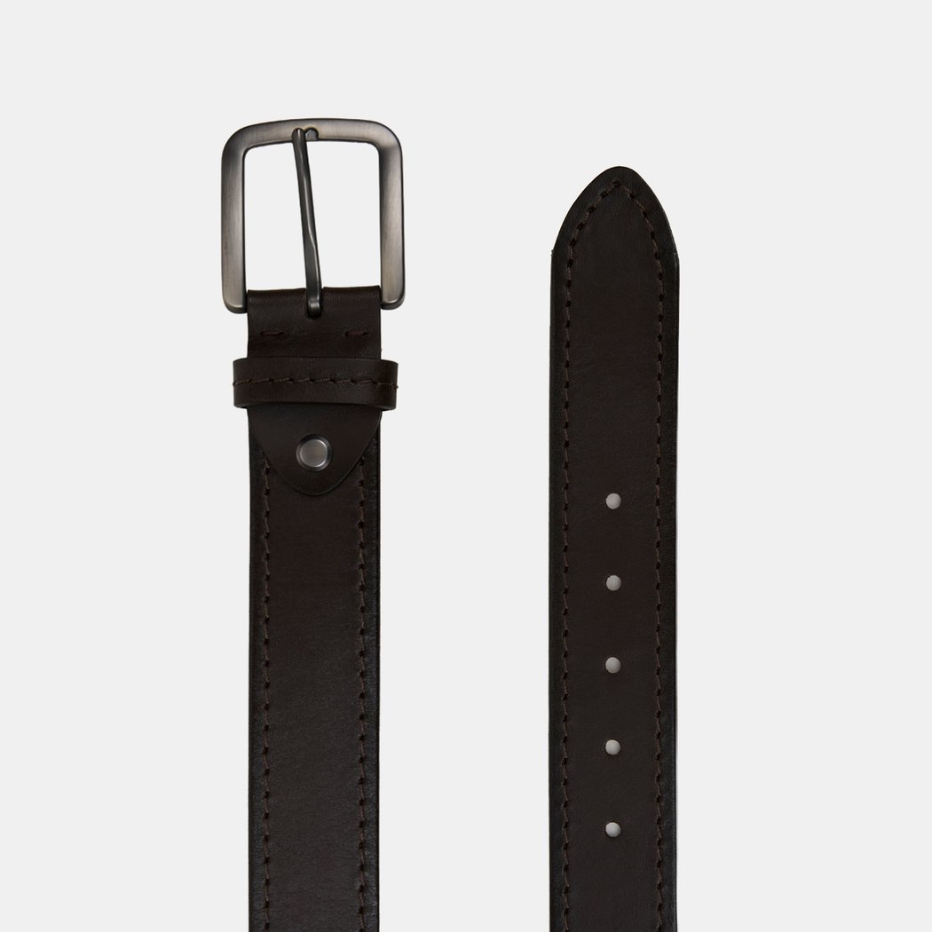 Erkek Kahve Spor Deri Kemer