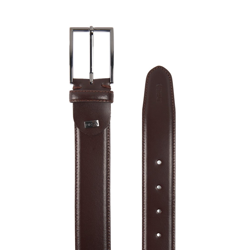 Erkek Klasik Koyu Kahve Kemer