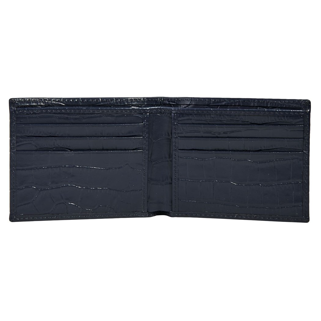 Erkek Kroko Baskılı Deri Cüzdan