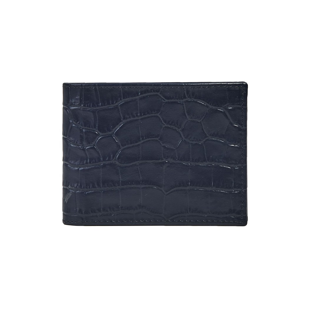 Erkek Kroko Baskılı Deri Cüzdan