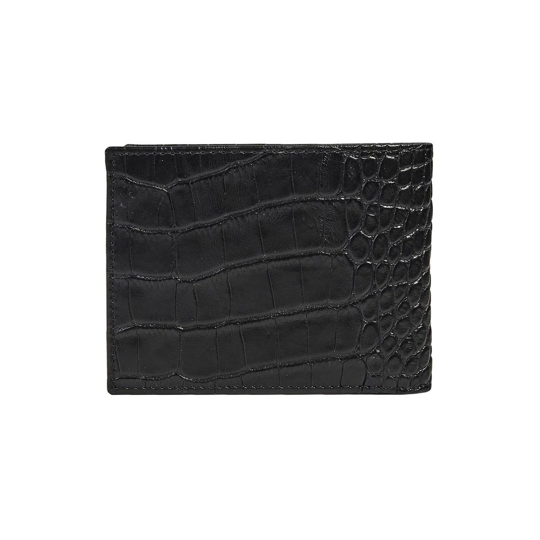 Erkek Kroko Baskılı Deri Cüzdan