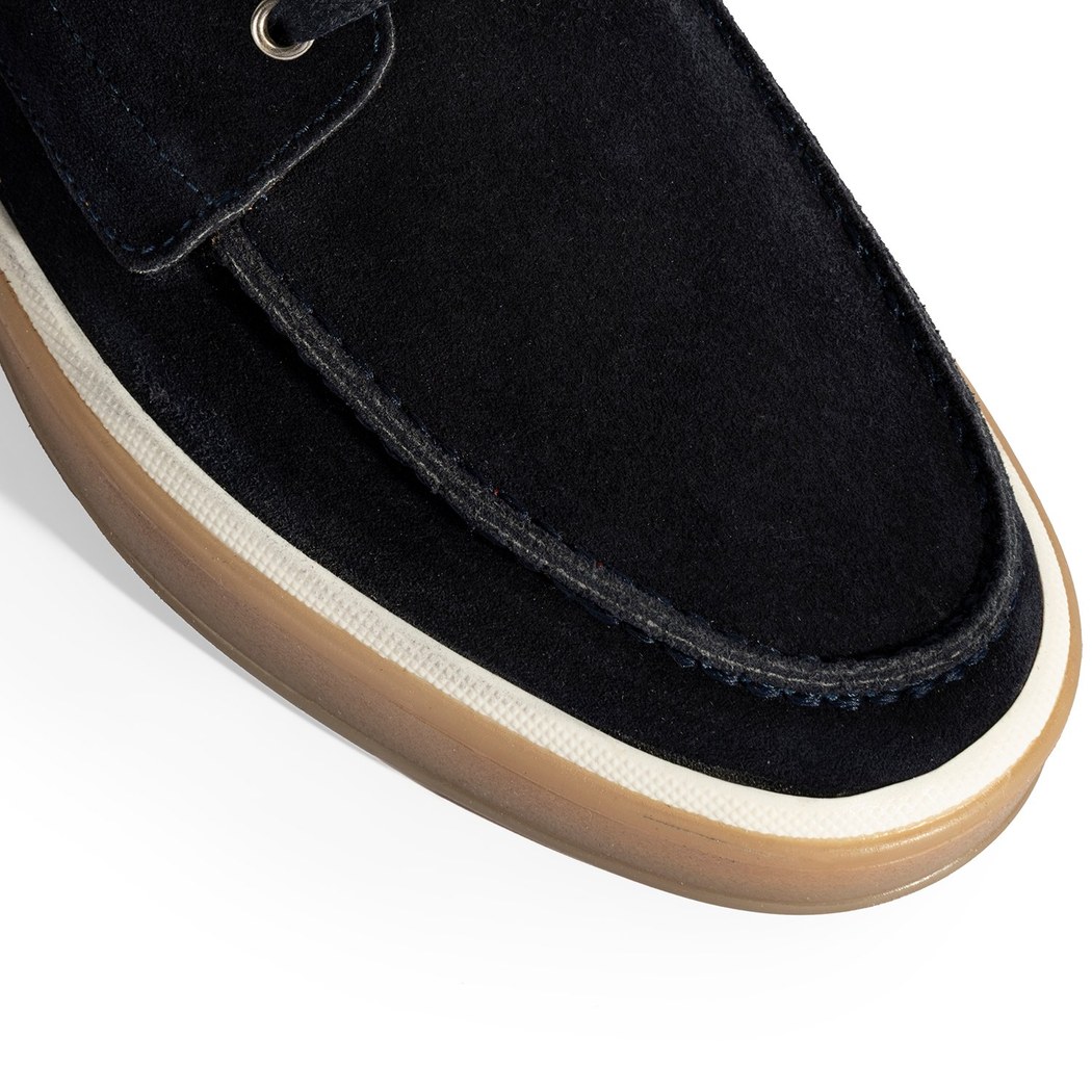 Erkek Lacivert Bağcıklı Süet Günlük Ayakkabı