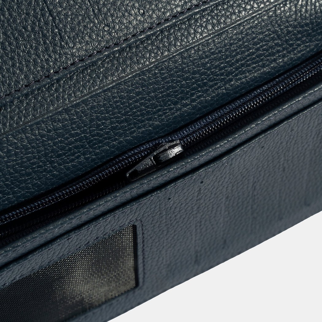 Erkek Lacivert Deri Cüzdan