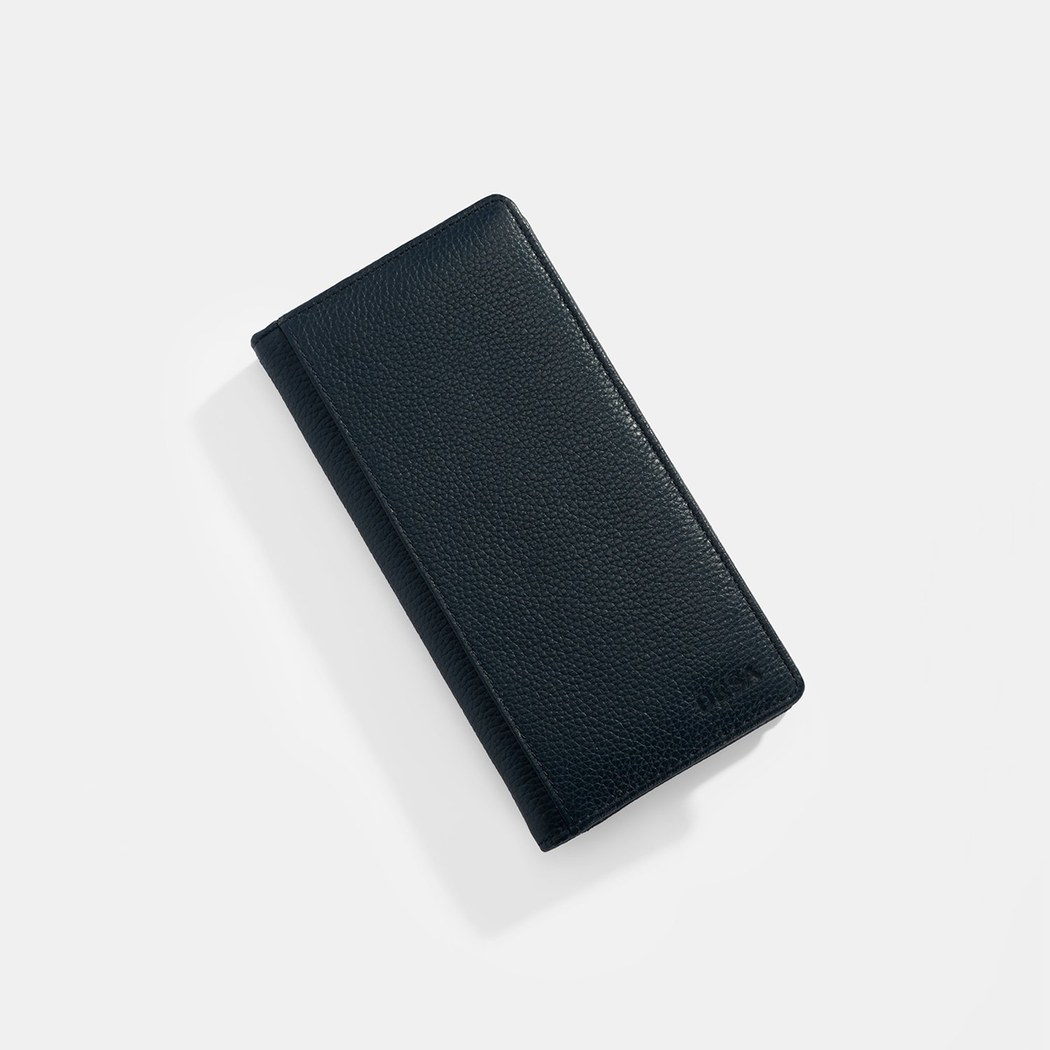 Erkek Lacivert Deri Cüzdan