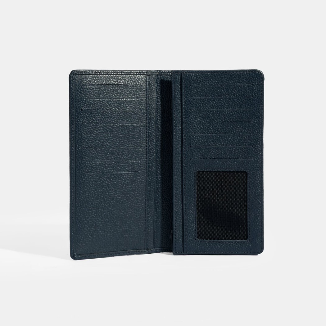 Erkek Lacivert Deri Cüzdan