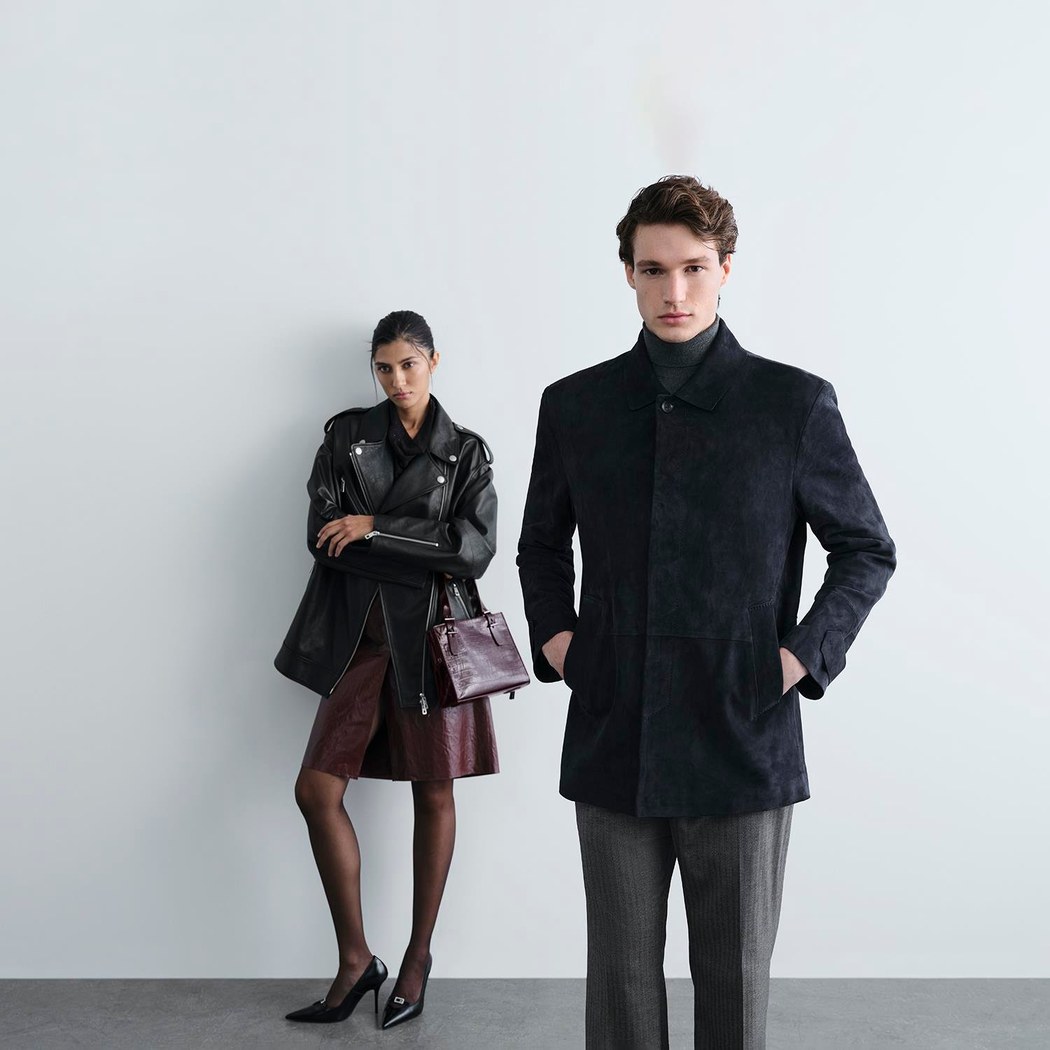 Erkek Lacivert Gömlek Yaka Süet Ceket