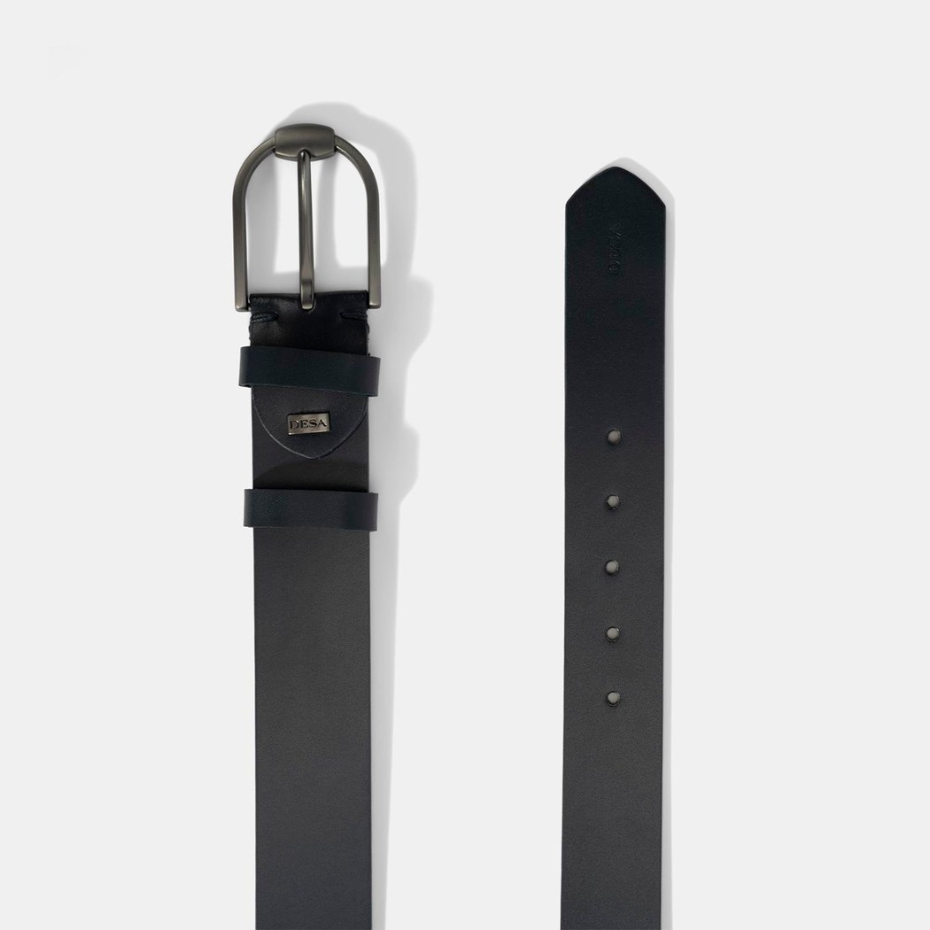 Erkek Lacivert Spor Deri Kemer