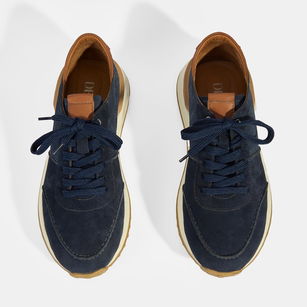 Erkek Lacivert Süet Bağcıklı Günlük Ayakkabı