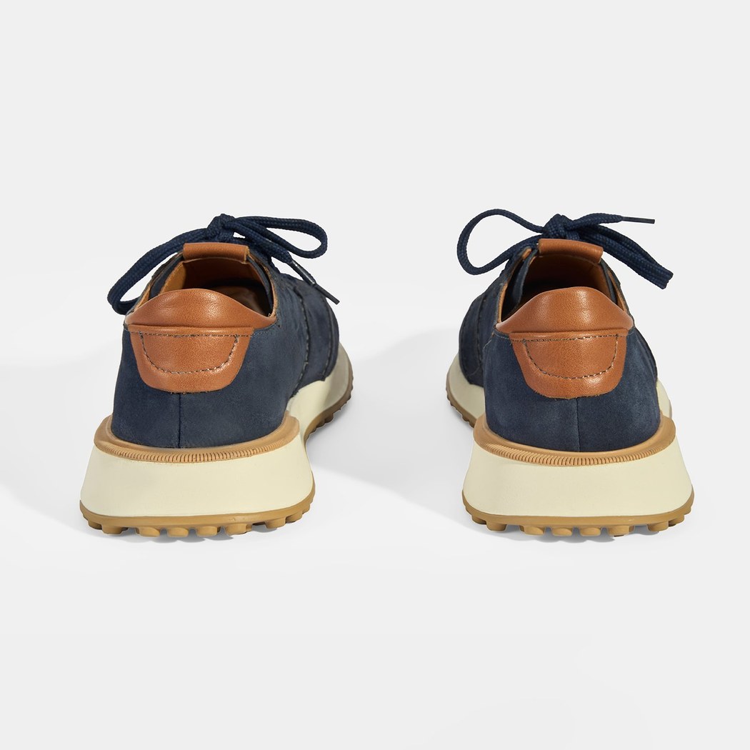 Erkek Lacivert Süet Bağcıklı Günlük Ayakkabı