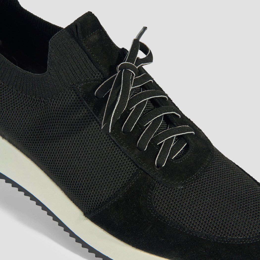 Erkek Siyah Bağcıklı Süet Günlük Ayakkabı