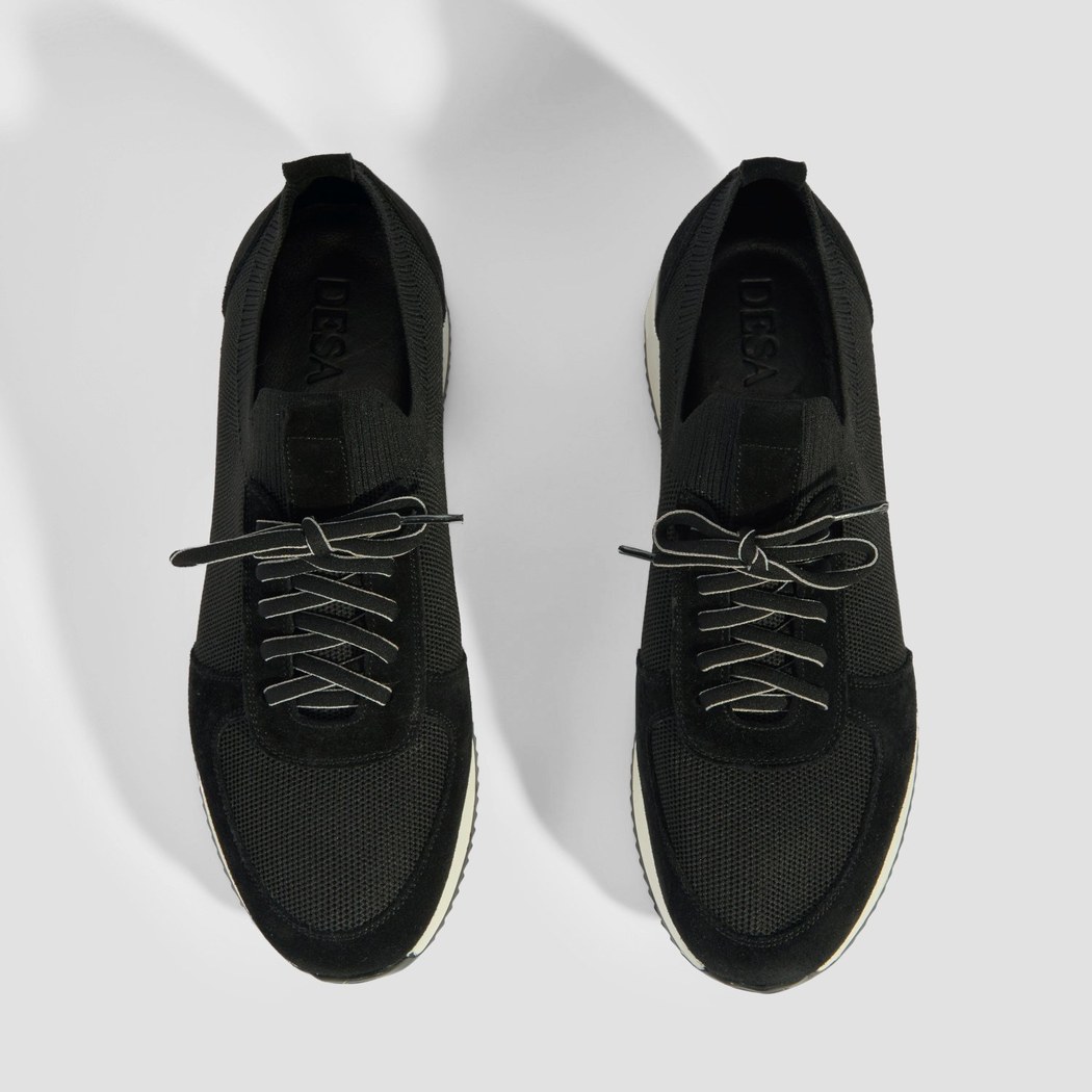 Erkek Siyah Bağcıklı Süet Günlük Ayakkabı