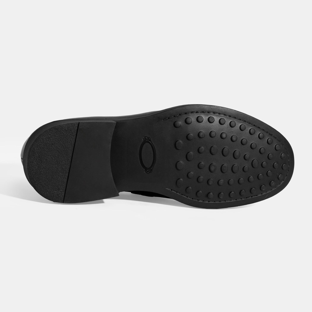 Erkek Siyah Deri Loafer