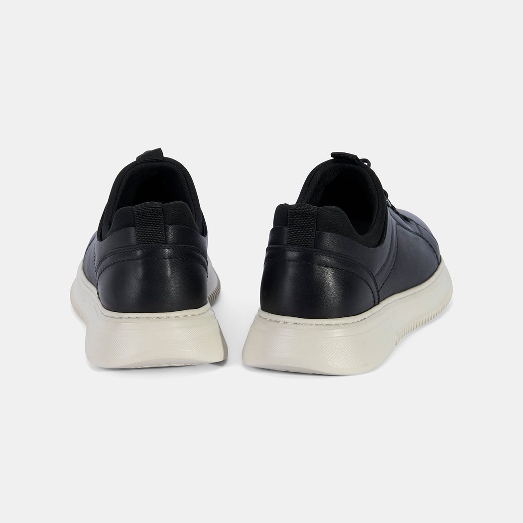 Erkek Siyah DesaComfort Deri Sneaker