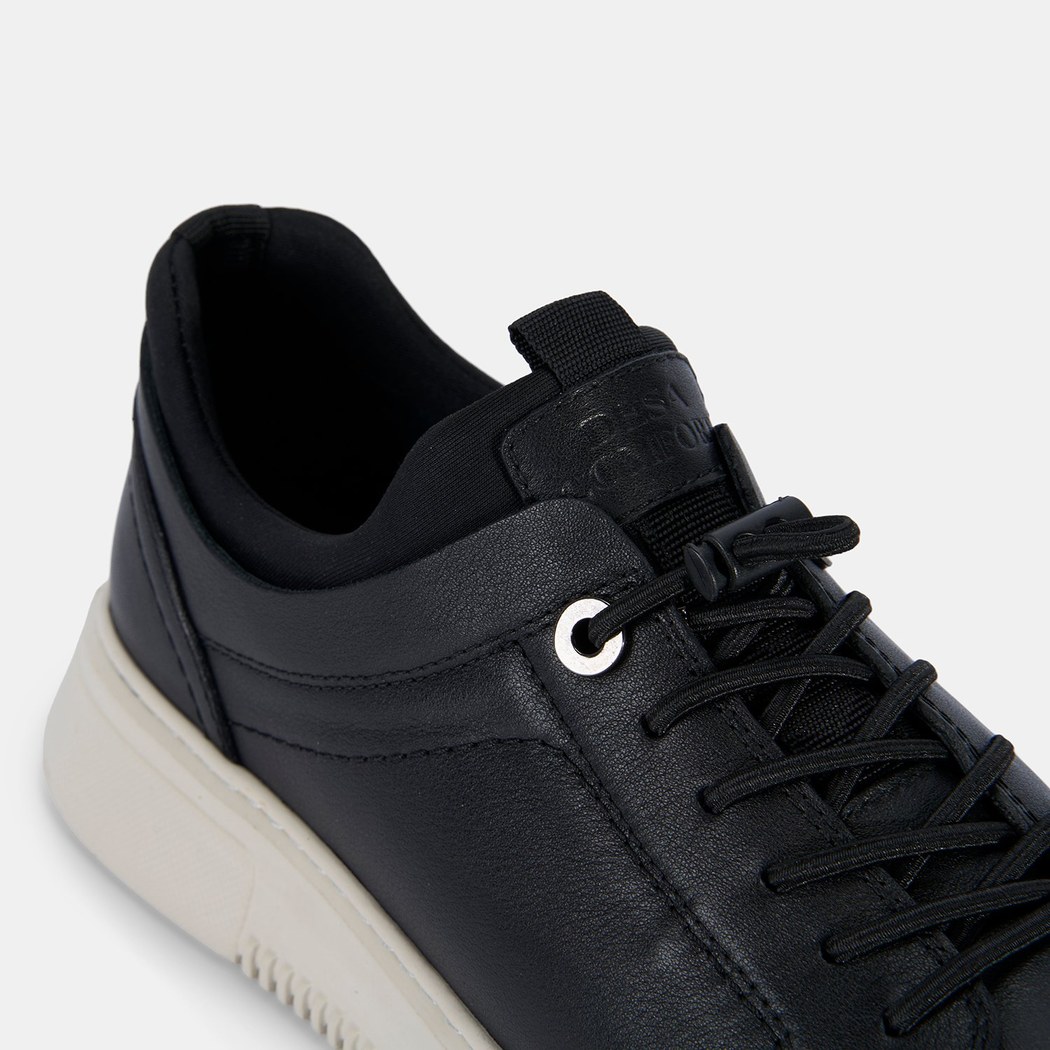 Erkek Siyah DesaComfort Deri Sneaker