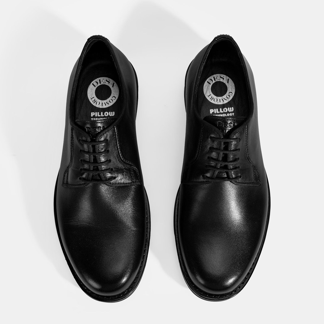 Erkek Siyah Klasik Deri Ayakkabı