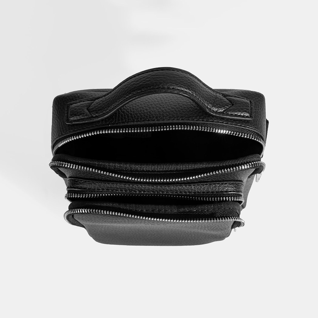 Erkek Siyah Postacı Çantası