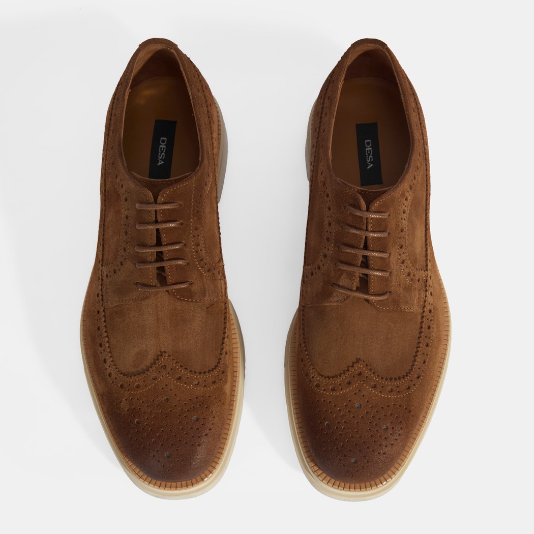 Erkek Taba Bağcıklı Süet Günlük Ayakkabı