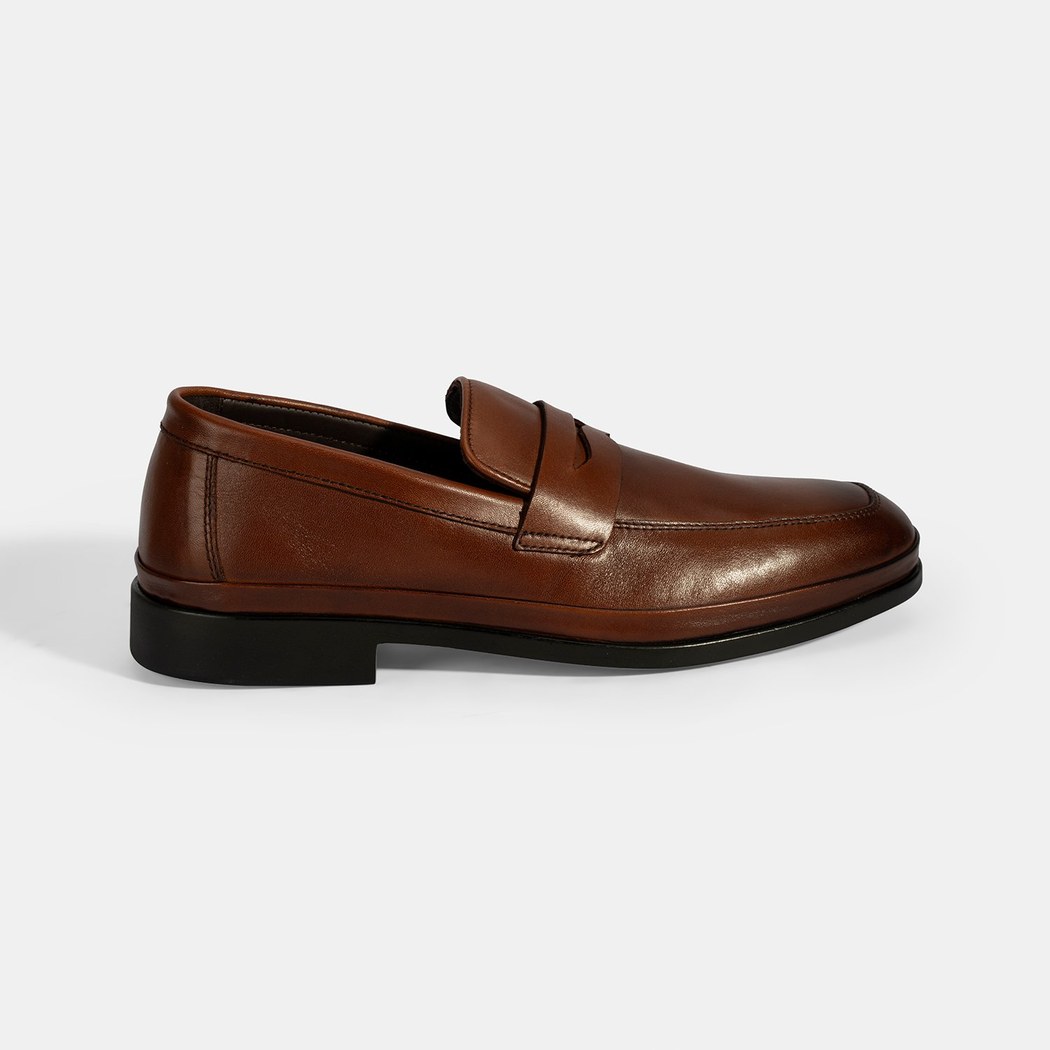 Erkek Taba DesaComfort Deri Loafer