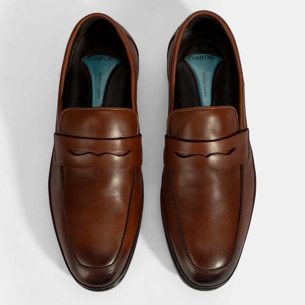 Erkek Taba DesaComfort Deri Loafer