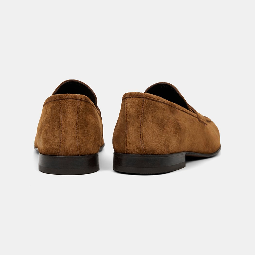 Erkek Taba Klasik Süet Loafer