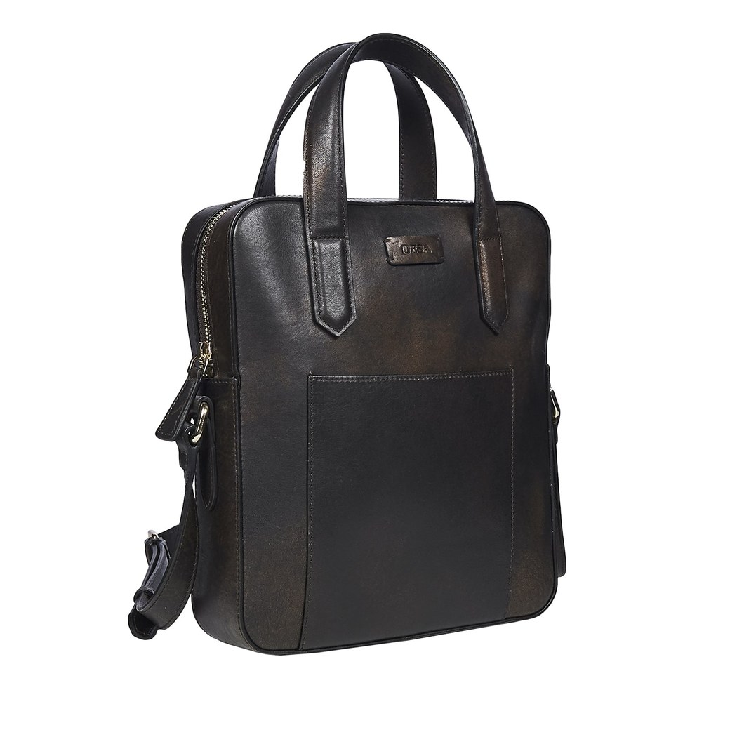 Erkek Vintage Deri Postacı Çantası