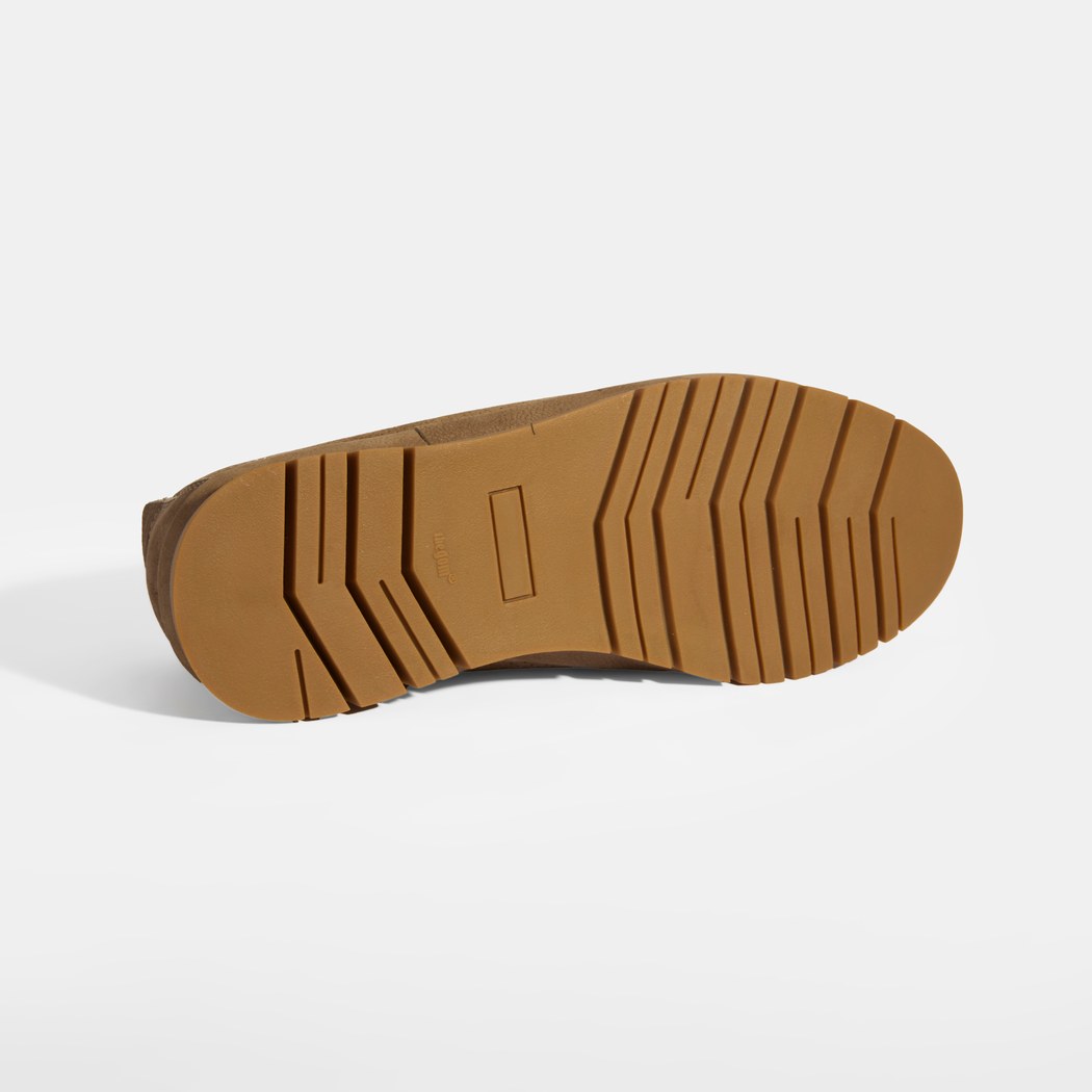 Erkek Vizon Bağcıklı Deri Ayakkabı