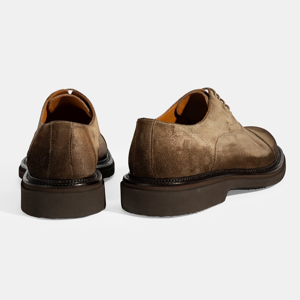 Erkek Vizon Bağcıklı Süet Günlük Ayakkabı