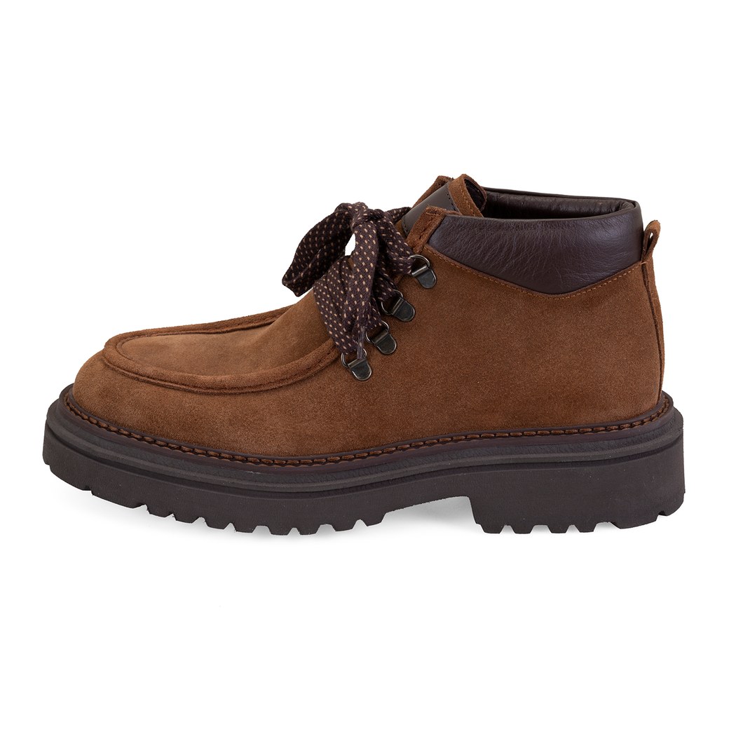 Ethen Taba Erkek Bağcıklı Deri Bot