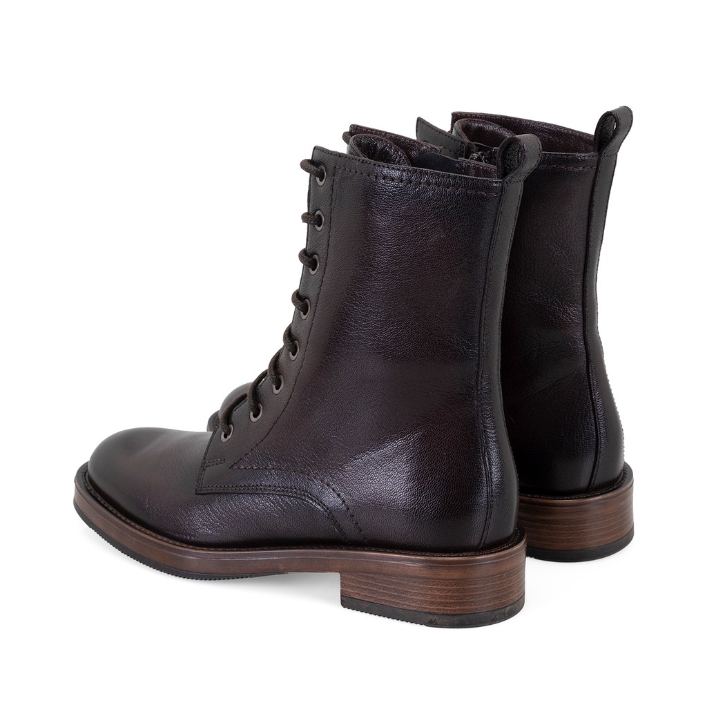 Etira Kahve Kadın Deri Bot