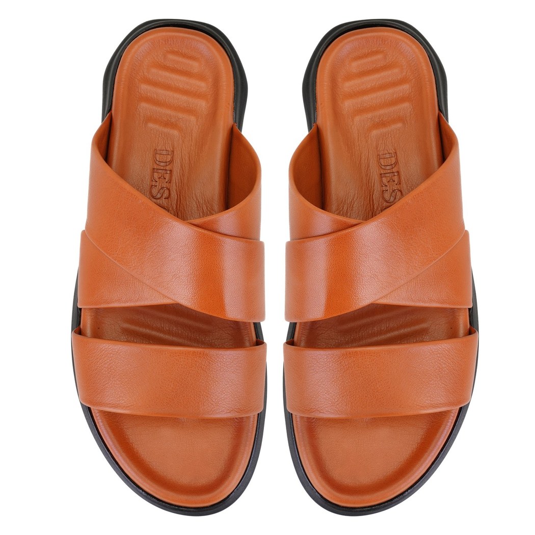 Evelin Taba Erkek Deri Terlik