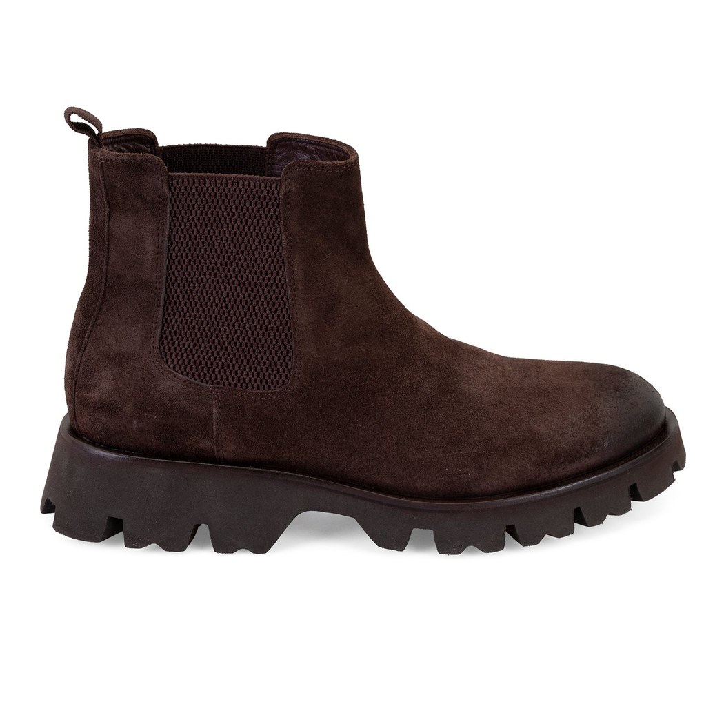 Everet Kahve Erkek Lastikli Deri Chelsea Bot