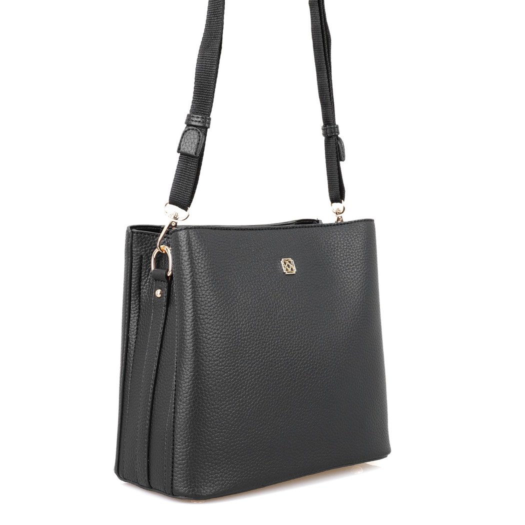 Everleigh Siyah Kadın Postacı Çantası