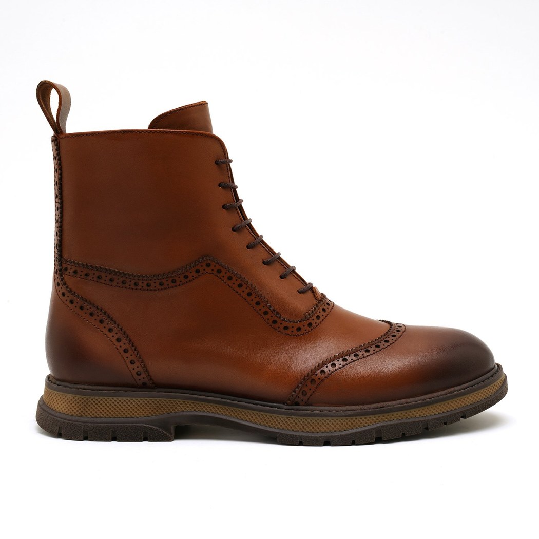 Evita Taba Erkek Deri Bot