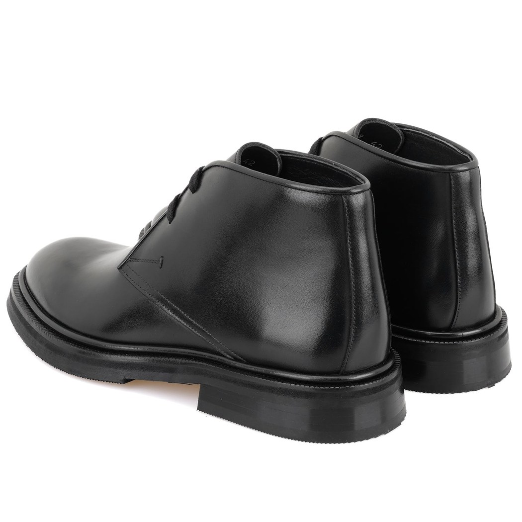 Ewan Siyah Erkek Deri Bot