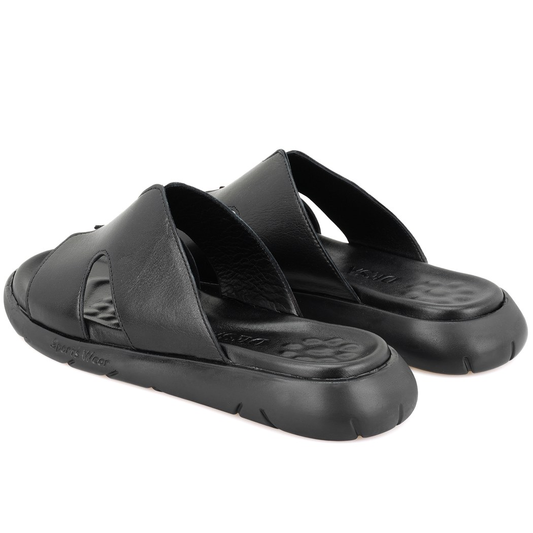 Fabiola Siyah Erkek Deri Terlik