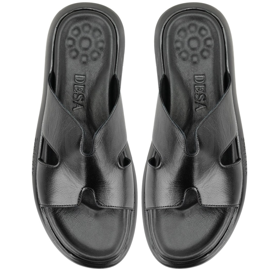 Fabiola Siyah Erkek Deri Terlik