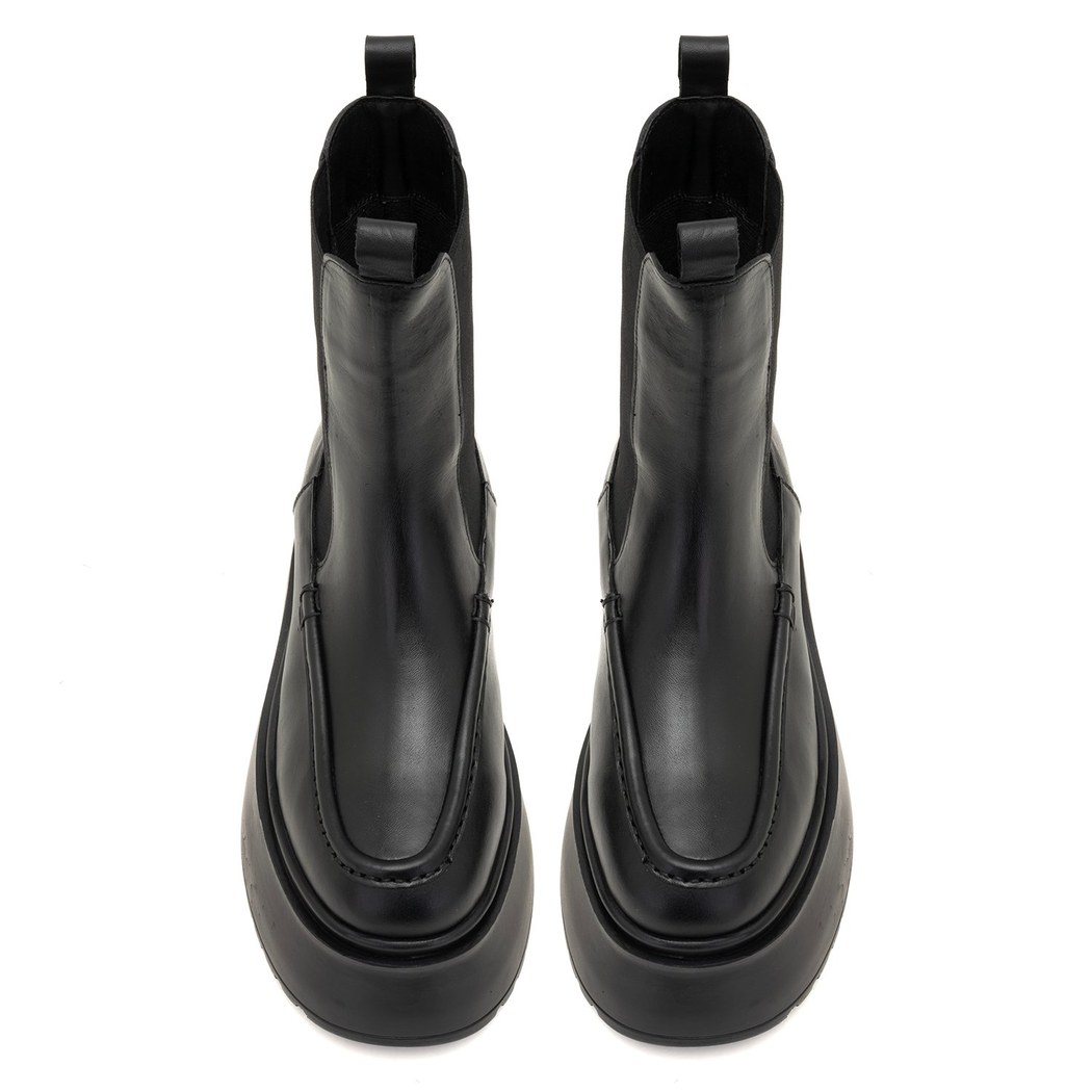 Fatmir Siyah Kadın Deri Bot