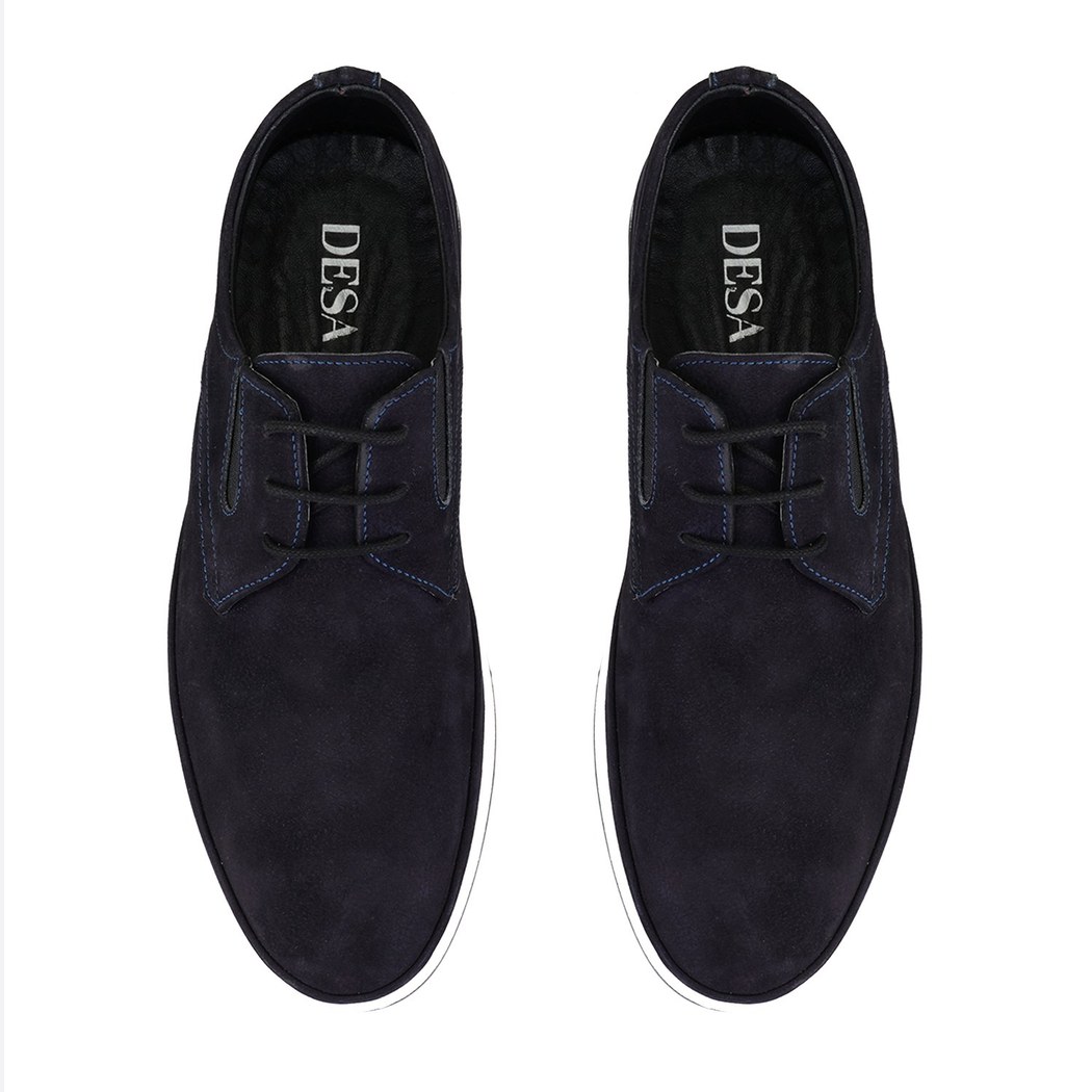Felix Lacivert Erkek Nubuk Deri Günlük Ayakkabı