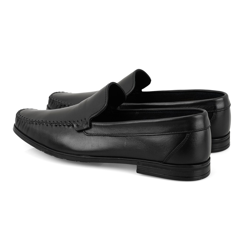Femand Siyah Erkek Deri Loafer