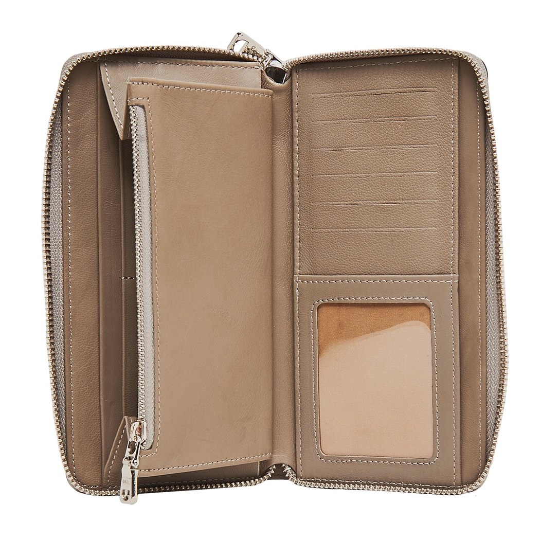 Fermuarlı Kadın Big Deri Cüzdan