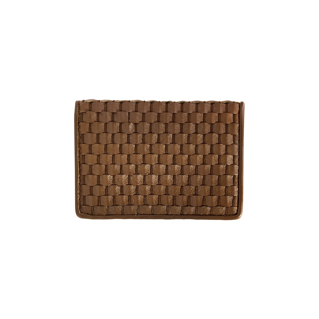 Fidel Örgü Desenli Deri Kartlık