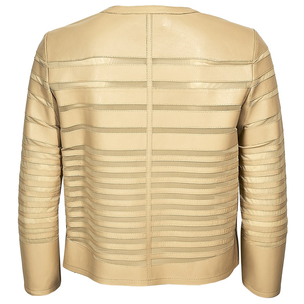 Fiorella Kadın Panelli Anatomik Deri Ceket