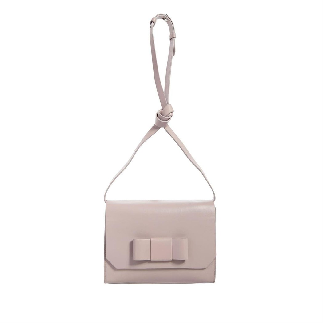 Fiyonklu Deri Çanta