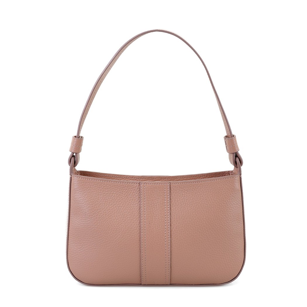 Frances Kahve Kadın Deri Omuz Çantası