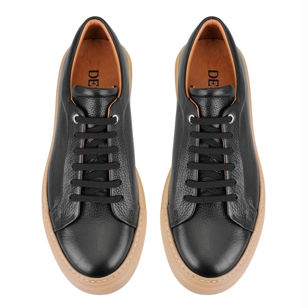 Francis Siyah Erkek Deri Günlük Ayakkabı