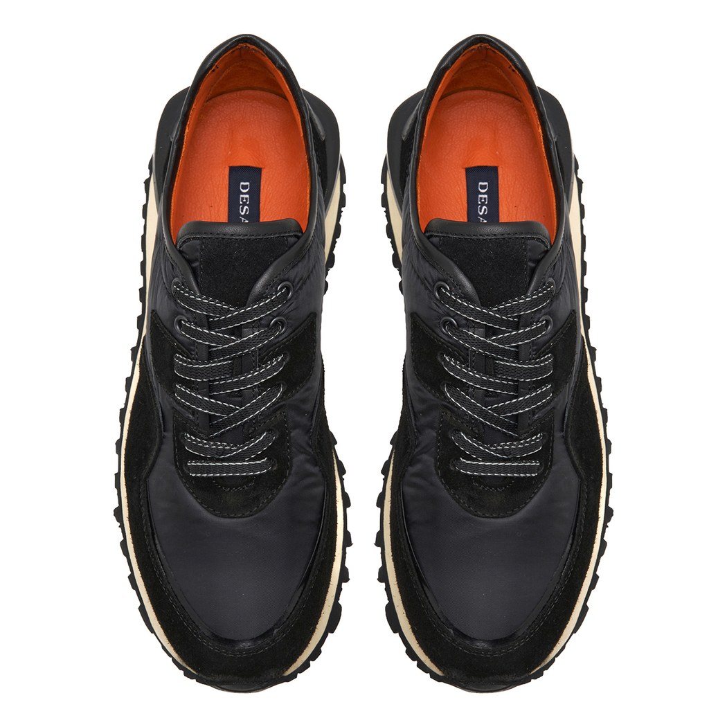 Fred Siyah Erkek Süet Spor Ayakkabı