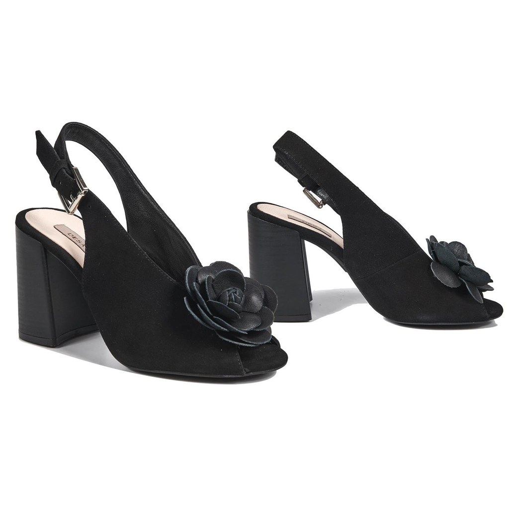 Freya Kadın Süet Topuklu Sandalet